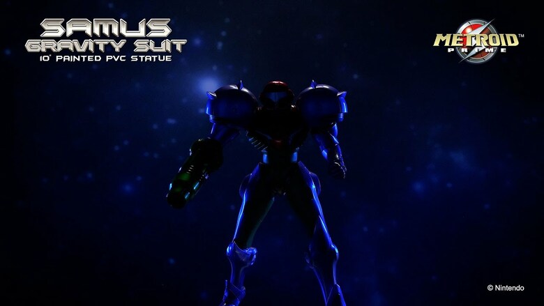 First 4 Figures gives a sneak peek at their Metroid Prime "Samus Gravity Suit" statue