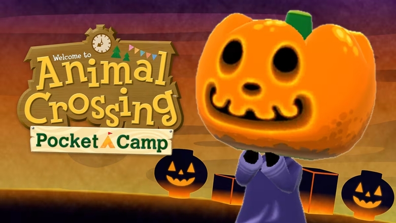 Eerie lanterns are aglow this Halloween in Animal Crossing: Pocket Camp