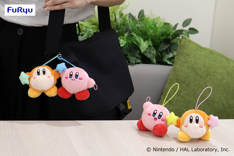 Kirby and Waddle Dee hand-holding plushies released in Japan