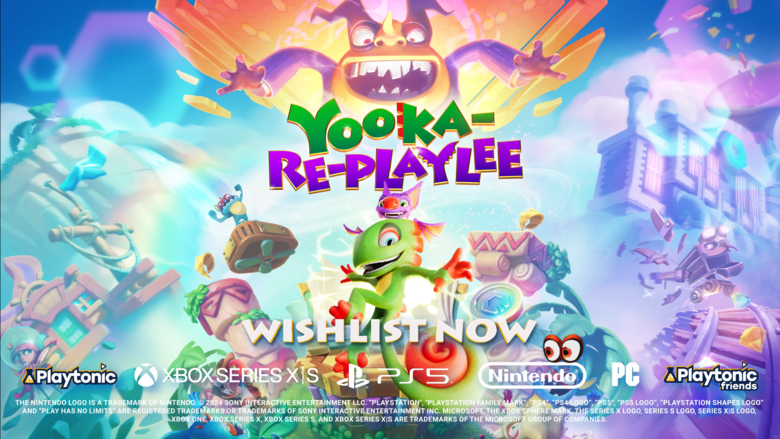 Yooka-Replaylee's console announcement trailer features Nintendo logo, meaning it's Yooka-likely coming to Switch 2