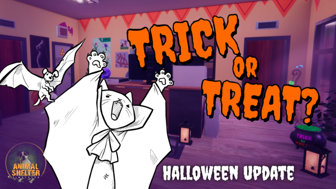 Animal Shelter Simulator gets free Halloween content update