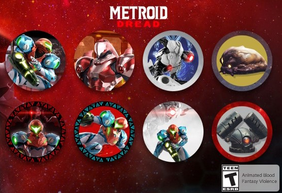 Final round of Metroid Dread icons available on Nintendo Switch Online